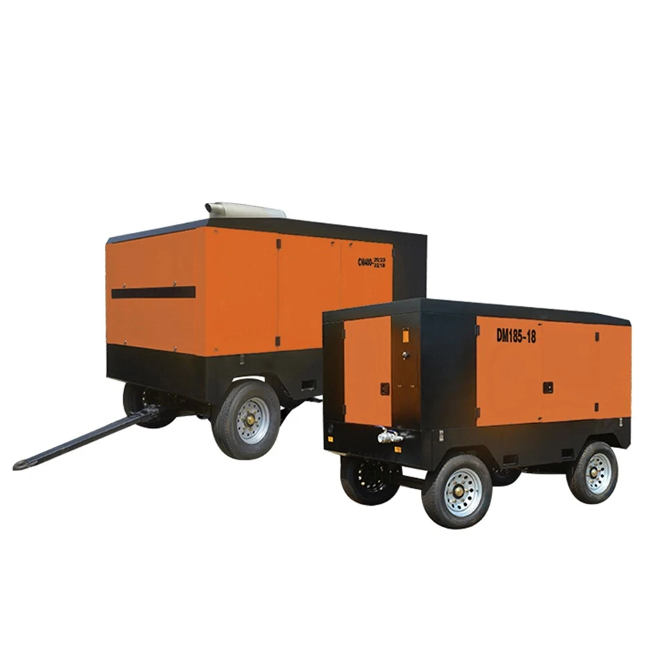 Hluav Taws Xob Ib Qib Mobile Ntsia Hlau Cua Compressor Compressor 8-17 bar
