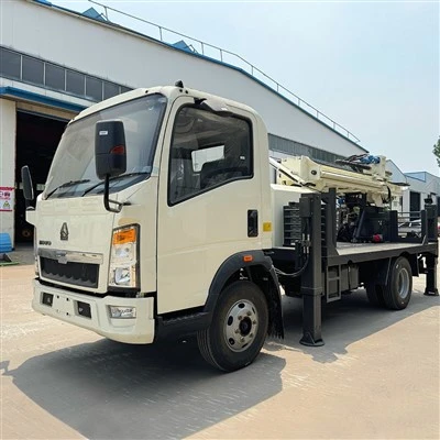 Lub Teeb Tsheb Mounted Borehole Drilling Tshuab