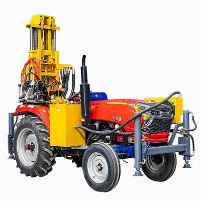 Tsheb laij teb Mounted Pneumatic Dej Drilling Rig