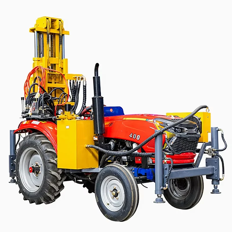 Tsheb laij teb Mounted Pneumatic Dej Drilling Rig