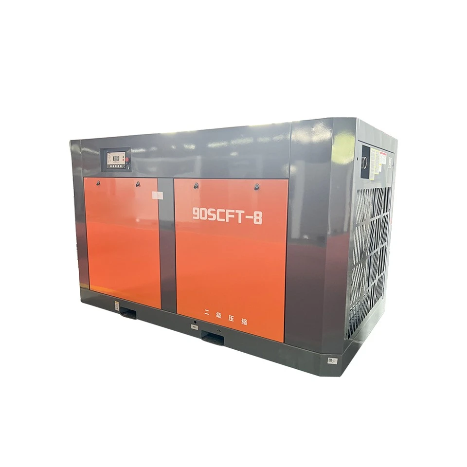 Tsheb Mounted Electric Rotary Ntsia Hlau Hom Cua Compressor