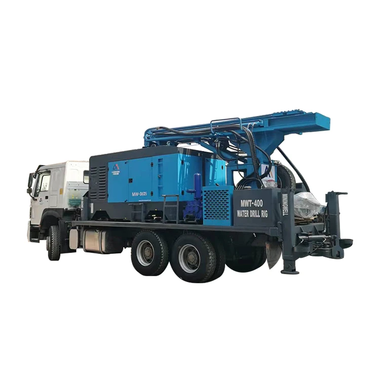Ntau-ua haujlwm tsheb thauj khoom-mounted dej zoo drilling rig